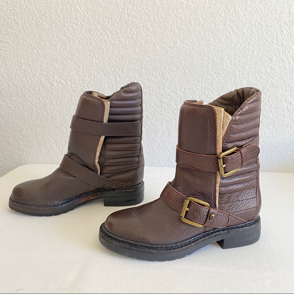 Zadig & Voltaire brown Ginger moto Boots - Picture 2 of 16